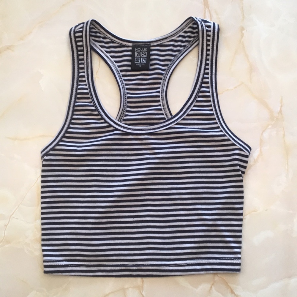 NOLLIE racerback cropped tank